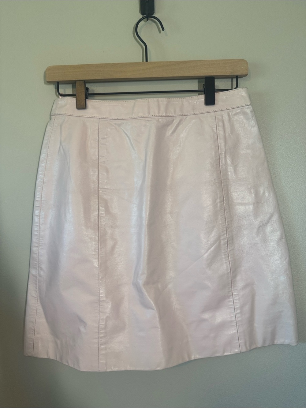 Berman’s Pink Leather Skirt